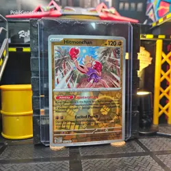Hitmonchan 151 Reverse Holo Pokemon TCG 107/165 Scarlet & Violet Uncommon - Image 3