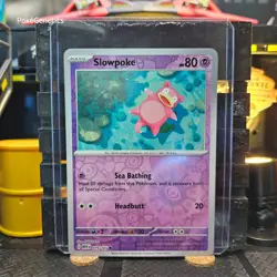 Slowpoke 151 Reverse Holo Pokemon TCG 079/165 Scarlet & Violet Common - Image 1