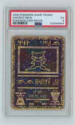 2000 Pokemon Game Promo Pekemon 2000 Movie PSA 5 Ancient Mew PSA 5 - Image 1