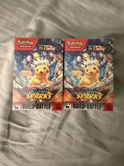 Pokemon Scarlet and Violet Surging Sparks Build and Battle Box Sealed 2x lot - Image 1