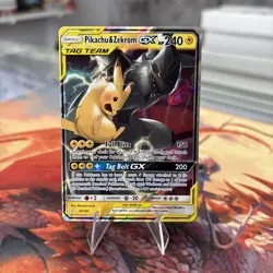 Pikachu & Zekrom GX 33/181 Pokemon TAG TEAM LP - Image 1
