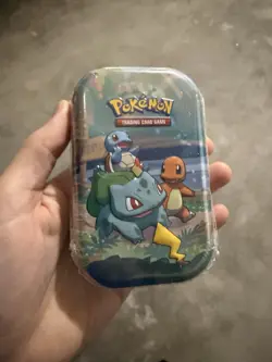 CELEBRATIONS Mini Tin Kanto Starters Pokemon TCG Factory Sealed Brand New - Image 1