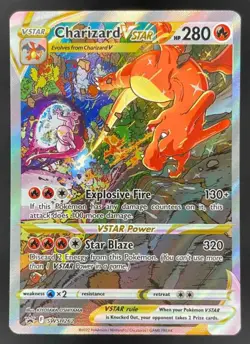2022 Pokemon Sword & Shield Black Star Promos #SWSH262 Charizard VST - Image 1