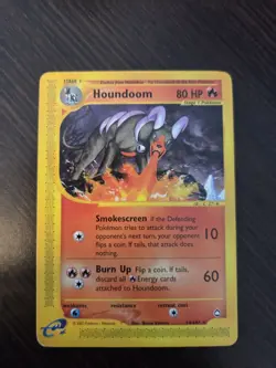 Pokemon Houndoom 14/147 Rare Aquapolis E-Series 2002 - LP - Image 1