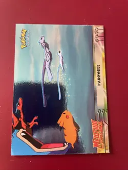 Farewell #39 Topps Blue Label Pokemon Mewtwo Strikes Back Set NM - Image 1