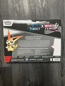 Pokemon Victini Illustration Collection Box Black Bolt & White Flare New - Image 2