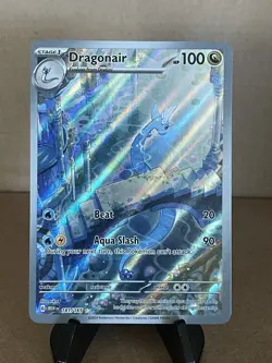 Pokemon 151 TCG Dragonair Scarlet & Violet Illustration Rare 181/165 - Image 1