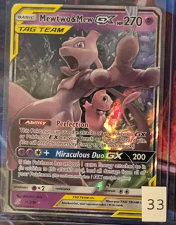 Pokemon lot Tag Team GX mid era Mewtwo Mew Cynthia Trainers legendary Rare - Image 4