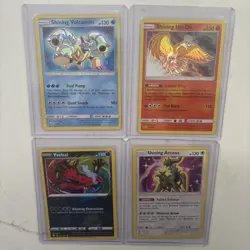 Shining Pokemon TCG Shining Fates Bundle Of 4 ( Small Dent In Top Of Ho-Oh ) - Image 1