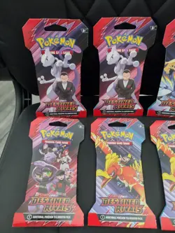 Destined Rivals Sleeved Booster Packs ~ LOT OF 10 ~ POKEMON SCARLET VIOLET - Image 2