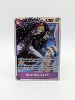 One Piece TCG Rosinante & Law SR The Azure Sea's Seven EB04-038 - Image 1