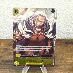 One Piece Azure Sea's Seven Dash Pack Promo Silvers Rayleigh OP14 108 R Foil - Image 1