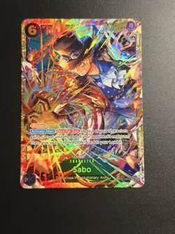 Sabo OP13-120 Carrying on His Will One Piece CCG Blocker Foil 6 Cost 7000 Power - Image 1