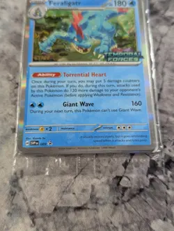 Pokemon Temporal Forces Staff Prerelease Promo Set of 4 NM Factory Sealed Cards - Image 3