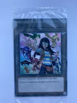 Carly & Fortune Fairy TKN5-EN039 Yugioh Token Burst Protocol Promo Card Sealed - Image 1