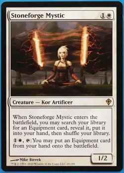Stoneforge Mystic Worldwake NM White Rare MAGIC MTG CARD (ID# 512857) ABUGames - Image 1