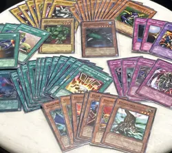 Yugioh Retro Pack 1 Retro Pack 2 2020 Reprint Card Bulk Lot NM/LP RP01 RP02 (59) - Image 1