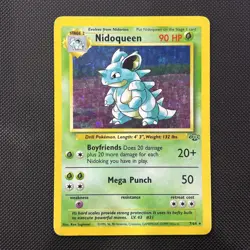 Pokemon Card Jungle Set Holo Nidoqueen 7/64 WOTC LP - Image 1