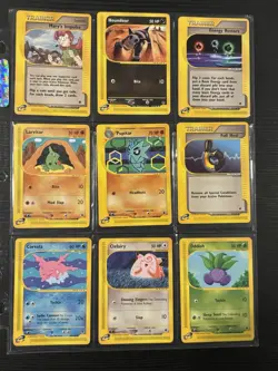 Pokemon TCG Expedition Base Cards and Trainers - All in NM Condition. - Image 1