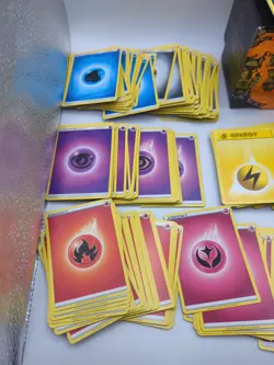 Pokemon 360+ Bulk Energy Cards Lot + Champion's Path Card Box Holder - Image 2