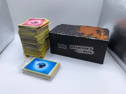 Pokemon 360+ Bulk Energy Cards Lot + Champion's Path Card Box Holder - Image 5