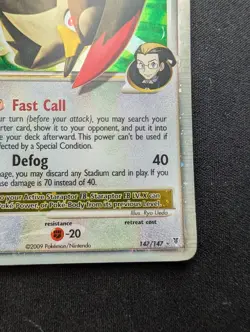 Mint Pokemon Staraptor FB X Holo Card 147/147 Supreme Victors - Image 5