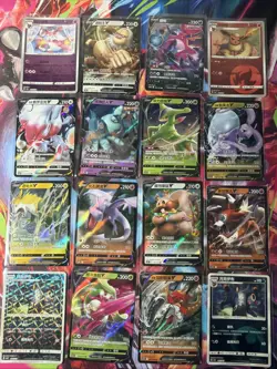 Pokemon 16 Card Lot nm V Max Mega Amazing Ex HOLO Rare Hits Only A69 - Image 1