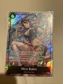 One Piece TCG OP12-087 Nico Robin SR Alternative Art Card Legacy Of The Master - Image 1