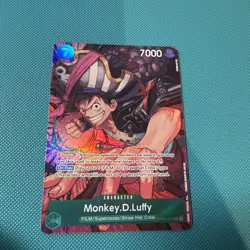 One Piece Card Gam Monkey.D.Luffy Alt Art OP02-041 ALT Mint B - Image 1