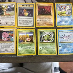 pokemon lot 8 cards, Vintage, rare, Neo Genesis Marill, Shuckle, Onix, Mantine - Image 1