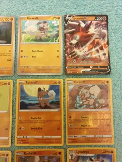 ROCKRUFF & LYCANROC BUNDLE OF POKEMON CARDS - Image 3