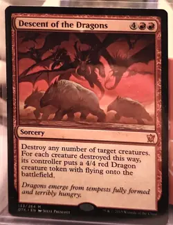 MtG Descent of the Dragons Dragons of Tarkir Regular NM - Image 1