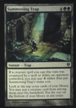 Summoning Trap - Zendikar: #184, Magic: The Gathering Lp C287 - Image 1