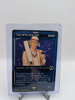 The Fifth Doctor (Showcase) Universes Beyond: Doctor Who Foil - Image 1