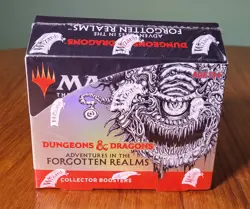 MTG - D&D Adventures in the Forgotten Realms Collector Booster Box Brand SEALED 630509982721 - Image 1