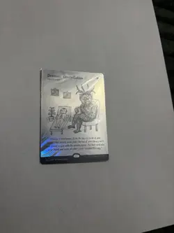 Demonic Consultation #31 Halo Foil Extended Art Secret Lair Encyclopedia Drop NM - Image 1