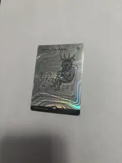 Demonic Consultation #31 Halo Foil Extended Art Secret Lair Encyclopedia Drop NM - Image 2