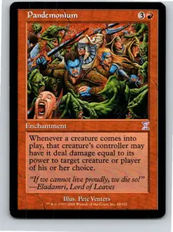 Magic the Gathering Pandemonium Time Spiral Timeshifted MTG Free Shipping! - Image 1