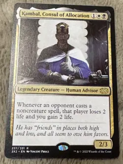 Kambal, Consul of Allocation (REGULAR) x1 - MTG Double Masters 2022 2X2 #237 - Image 1
