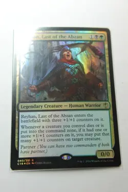 MTG Reyhan Last of the Abzan x1-Foil -Commander 2016-Lightly Played - Image 1
