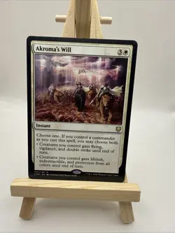 Akroma's Will 165 MTG Commander M3C Rare NP - Image 1
