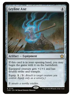 1x MTG Leyline Axe - Foundations Rare! NM Mint! - Image 1