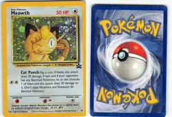 MEOWTH 10 PROMO WIZARDS BLACK STAR PROMOS POKEMON MP - Image 1