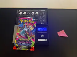 22.34g VERY HEAVY Phantasmal Flames Pokemon Sealed Booster Pack New SIR/HRU - Image 1