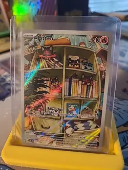 Pokemon TCG Litten Full Art Holo Card 167/162 NM/M Condition - Image 1
