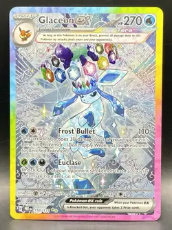 Glaceon ex 150/131 Prismatic Evolutions Special Illustration Rare Pokemon NM/M - Image 1