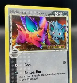 Nidoran M [Delta Species] 57/101 EX Dragon Frontiers Stamped Holo Pokemon TCG - Image 3