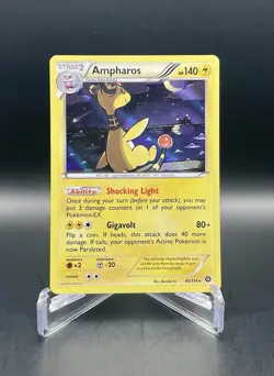 Ampharos 40/114 XY: Steam Siege (2016) Holo Rare Pokemon TCG MP - Image 1