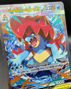 Mega Feraligatr ex 274/217 Ascended Heroes Special Illustration Rare Pokemon NM - Image 5