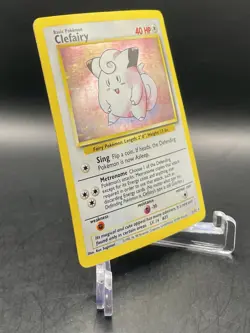 Clefairy 5/102 Base Set Unlimited (1999) Holo Rare Vintage WOTC Pokemon TCG - Image 3